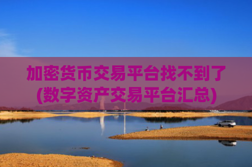 加密货币交易平台找不到了(数字资产交易平台汇总)