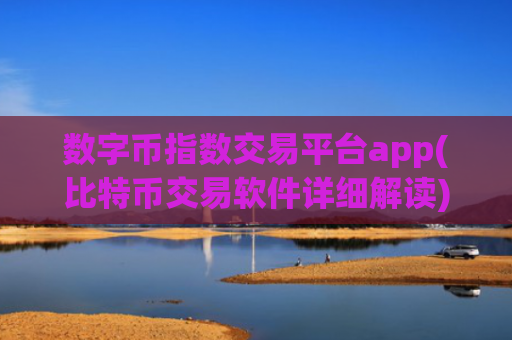 数字币指数交易平台app(比特币交易软件详细解读)