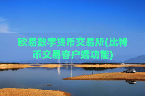 欧易数字货币交易所(比特币交易客户端功能)