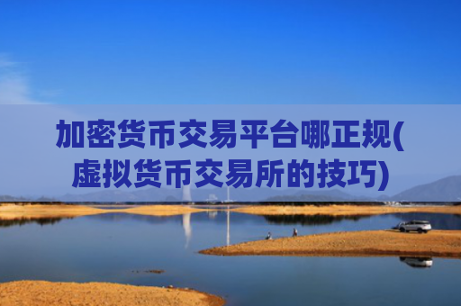加密货币交易平台哪正规(虚拟货币交易所的技巧)
