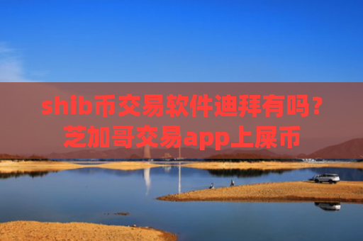 shib币交易软件迪拜有吗？芝加哥交易app上屎币
