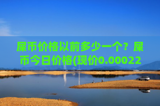 屎币价格以前多少一个?屎币今日价格(现价0.00022663元)