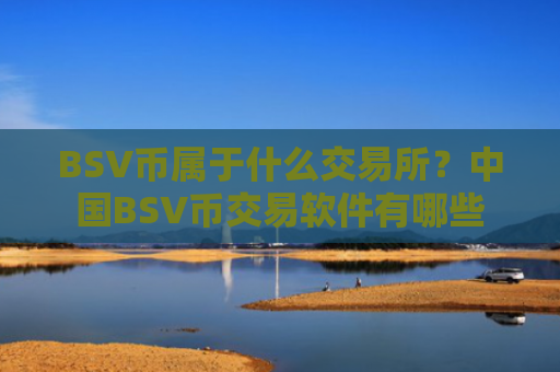 BSV币属于什么交易所?中国BSV币交易软件有哪些