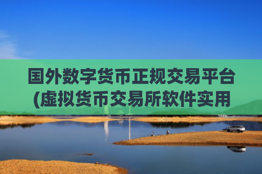 国外数字货币正规交易平台(虚拟货币交易所软件实用功能解析)