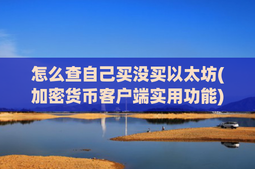 怎么查自己买没买以太坊(加密货币客户端实用功能)