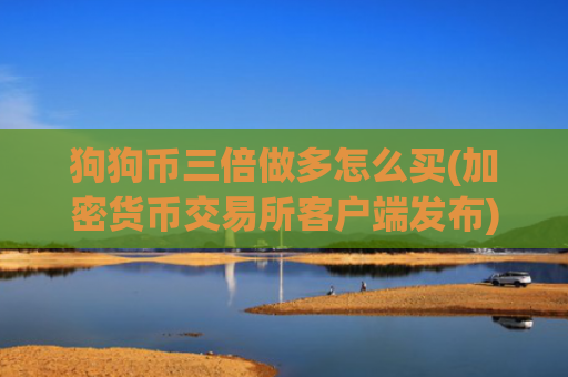 狗狗币三倍做多怎么买(加密货币交易所客户端发布)