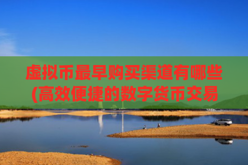 虚拟币最早购买渠道有哪些(高效便捷的数字货币交易软件)