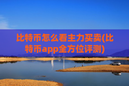 比特币怎么看主力买卖(比特币app全方位评测)