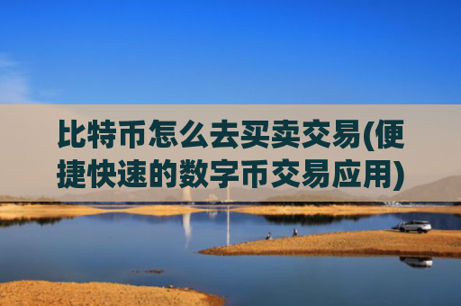 比特币怎么去买卖交易(便捷快速的数字币交易应用)