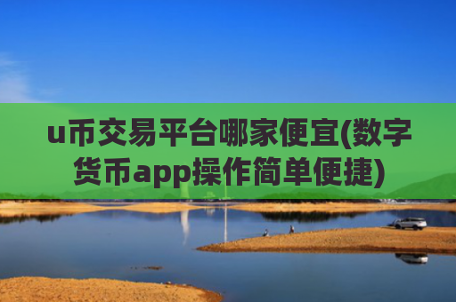 u币交易平台哪家便宜(数字货币app操作简单便捷)