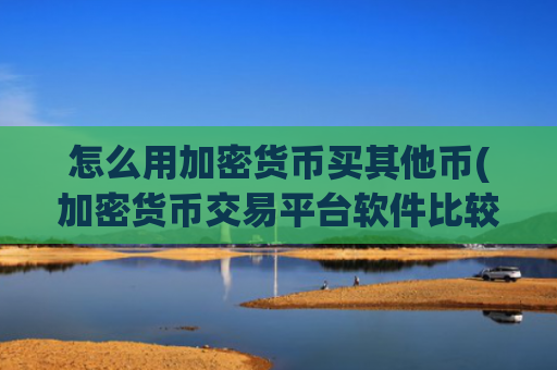 怎么用加密货币买其他币(加密货币交易平台软件比较)
