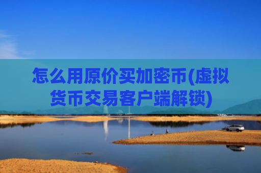 怎么用原价买加密币(虚拟货币交易客户端解锁)