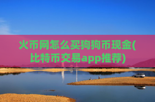 火币网怎么买狗狗币现金(比特币交易app推荐)
