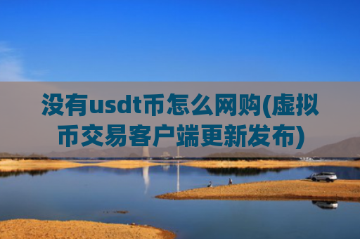没有usdt币怎么网购(虚拟币交易客户端更新发布)