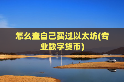 怎么查自己买过以太坊(专业数字货币)