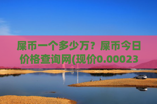 屎币一个多少万？屎币今日价格查询网(现价0.00023141元)