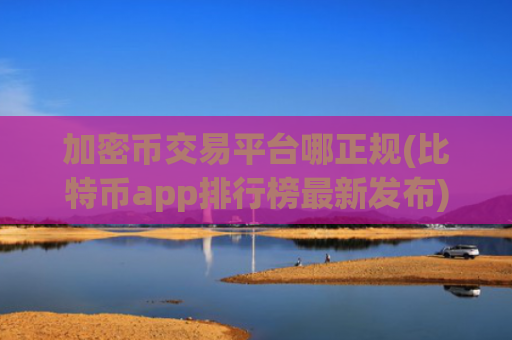加密币交易平台哪正规(比特币app排行榜最新发布)