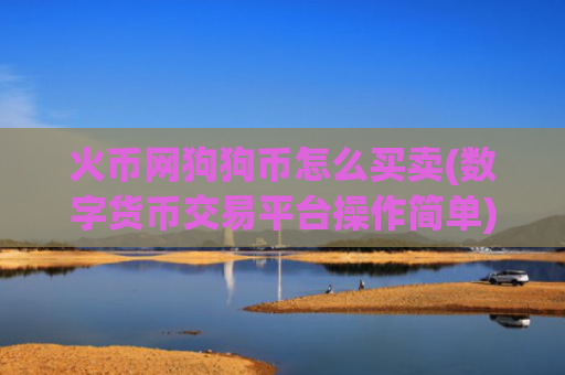 火币网狗狗币怎么买卖(数字货币交易平台操作简单)