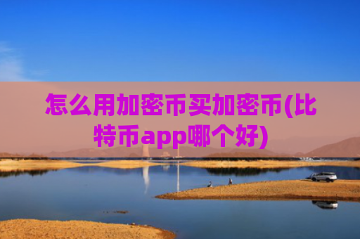 怎么用加密币买加密币(比特币app哪个好)