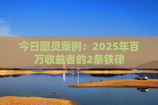今日图灵案例：2025年百万收益者的2条铁律