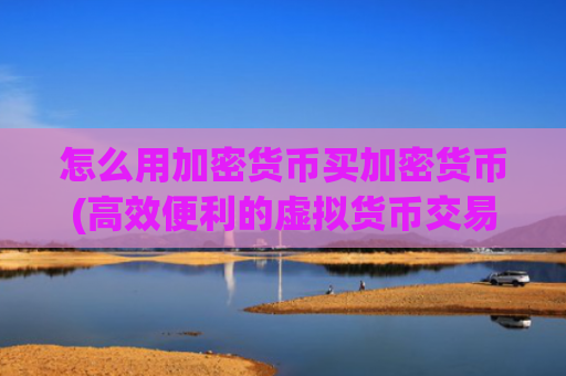 怎么用加密货币买加密货币(高效便利的虚拟货币交易所app)