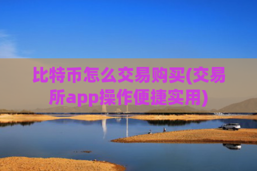 比特币怎么交易购买(交易所app操作便捷实用)