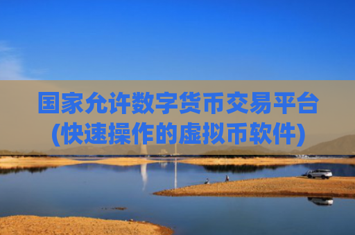 国家允许数字货币交易平台(快速操作的虚拟币软件)