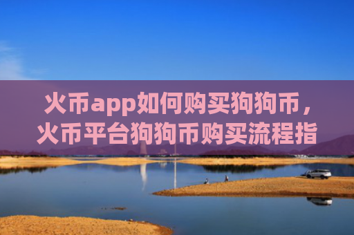 火币app如何购买狗狗币，火币平台狗狗币购买流程指南