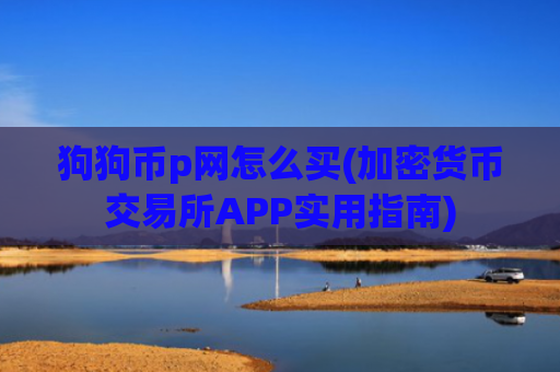 狗狗币p网怎么买(加密货币交易所APP实用指南)