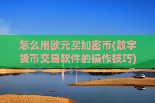 怎么用欧元买加密币(数字货币交易软件的操作技巧)