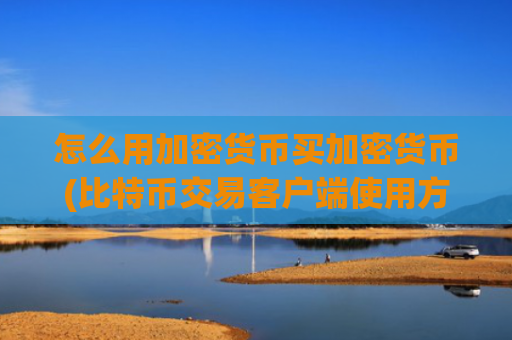 怎么用加密货币买加密货币(比特币交易客户端使用方法)