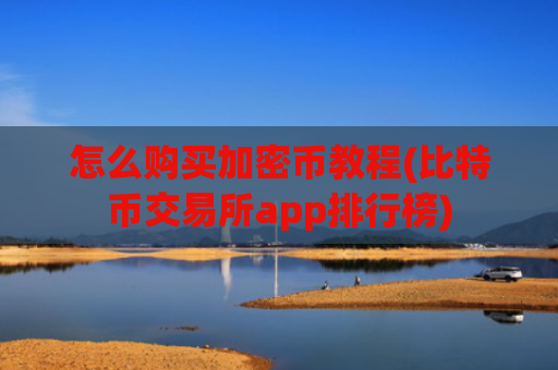 怎么购买加密币教程(比特币交易所app排行榜)