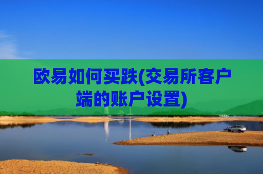 欧易如何买跌(交易所客户端的账户设置)