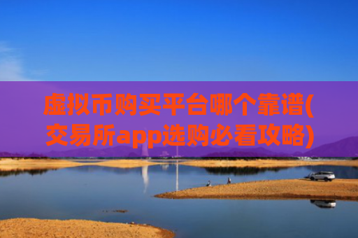 虚拟币购买平台哪个靠谱(交易所app选购必看攻略)