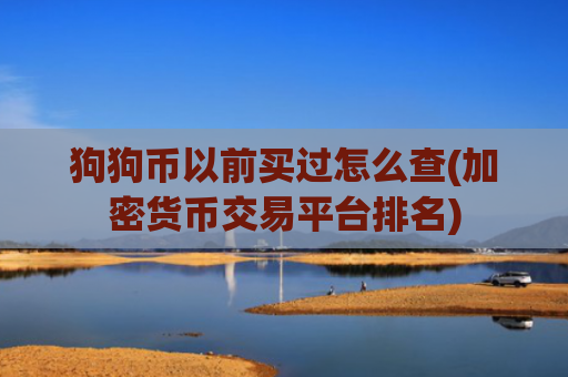 狗狗币以前买过怎么查(加密货币交易平台排名)