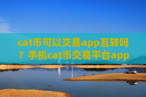 cat币可以交易app互转吗?手机cat币交易平台app