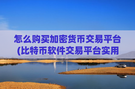 怎么购买加密货币交易平台(比特币软件交易平台实用技巧)