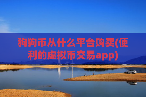 狗狗币从什么平台购买(便利的虚拟币交易app)