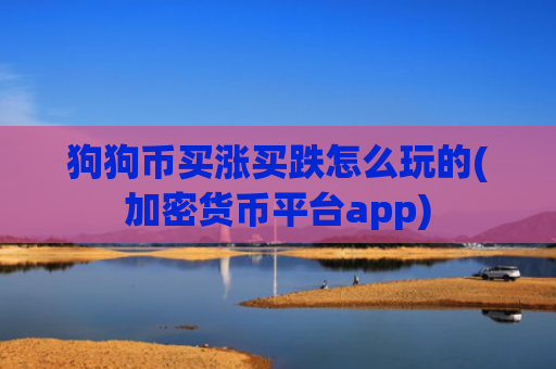 狗狗币买涨买跌怎么玩的(加密货币平台app)