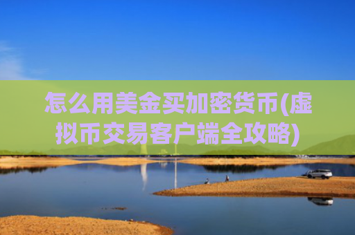 怎么用美金买加密货币(虚拟币交易客户端全攻略)