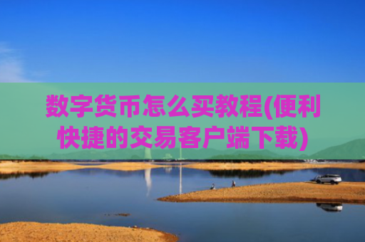 数字货币怎么买教程(便利快捷的交易客户端下载)