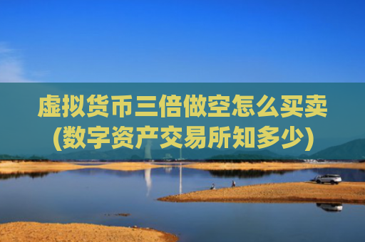 虚拟货币三倍做空怎么买卖(数字资产交易所知多少)