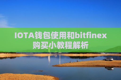 IOTA钱包使用和bitfinex购买小教程解析