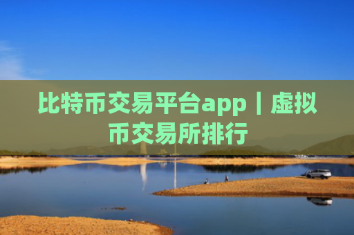 比特币交易平台app|虚拟币交易所排行
