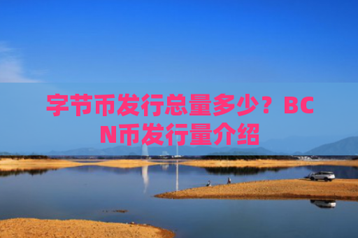 字节币发行总量多少?BCN币发行量介绍