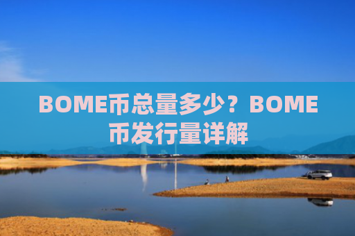 BOME币总量多少?BOME币发行量详解