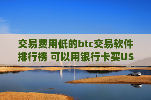 交易费用低的btc交易软件排行榜 可以用银行卡买USDT的app