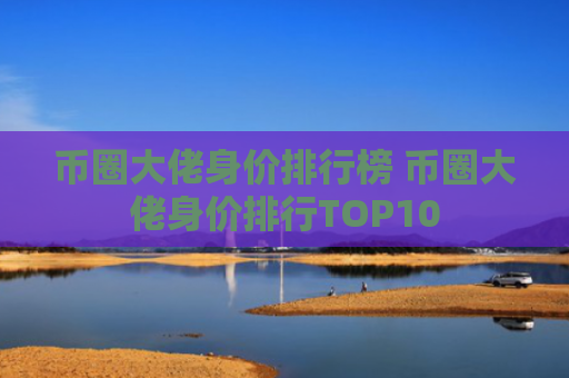 币圈大佬身价排行榜 币圈大佬身价排行TOP10