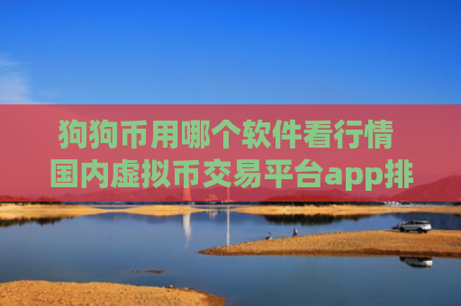 狗狗币用哪个软件看行情 国内虚拟币交易平台app排行