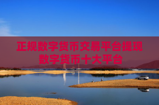 正规数字货币交易平台提现 数字货币十大平台